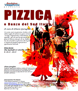 Incontri di Pizzica e danze popolari del Sud Italia all'Associazionie Vie Nuove