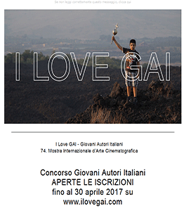 ''I LOVE GAI'', il Concorso per Giovani Autori Italiani