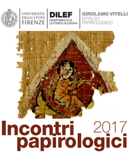 ''Incontri papirologici'', ciclo di conferenze dell'Università di Firenze