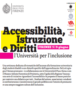 L'Università di Firenze per l'inclusione: iniziative su accessibilità, istruzione e diritti
