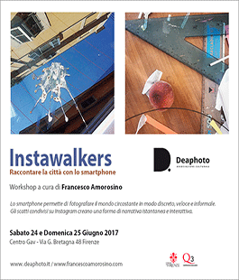 Workshop di fotografia  ''Instawalkers / Raccontare la città con lo smartphone'' al GAV del Q.3
