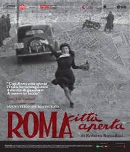 ''Roma città aperta'' di Roberto Rossellini al piazzale degli Uffizi