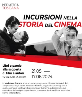 "Incursioni nella storia del cinema", nuovi appuntamenti culturali in Mediateca Toscana