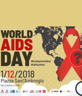 "World Aids Day", Giornata Mondiale di lotta contro l'Hiv/Aids in Piazza Sant'Ambrogio 