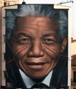 Festival dei Diritti: inaugurato il murales di Jorit "Nelson" in Piazza Leopoldo