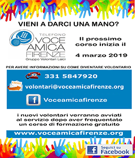 "Voce Amica" cerca volontari: la forza dell'ascolto in campo a Firenze 