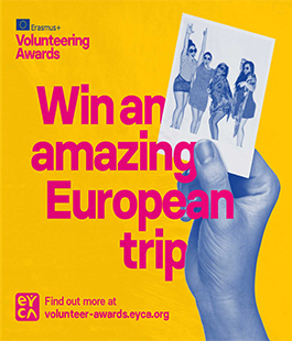 Premi Erasmus+ per il volontariato: 2 Pass Interrail e soggiorni in tutta Europa