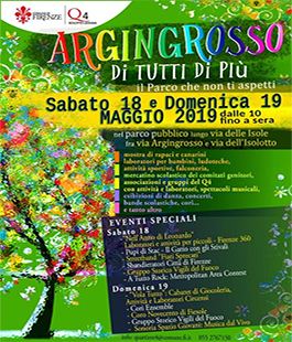 "Festa di comunità dell'Argingrosso", un programma ricco di attività per persone di ogni età