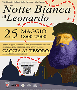 Notte Bianca di Leonardo: negozi aperti, caccia al tesoro ed eventi in via Ginori e via Cavour