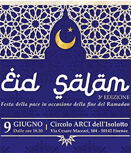 "Eid Salam", festa di pace all'Isolotto per la fine del Ramadan