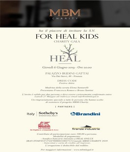"MBM Charity 2019", torna la serata di gala per la raccolta fondi a Palazzo Budini Gattai