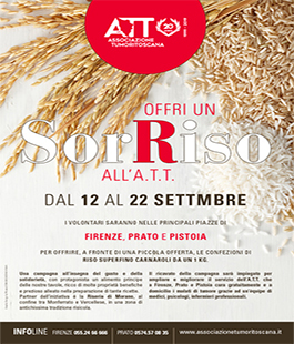 Offri un "SorRiso" all'A.T.T. Associazione Tumori Toscana