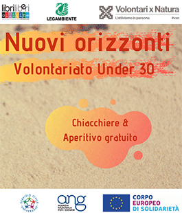 "Nuovi Orizzonti: Volontariato Under 30", incontro con Legambiente alla Libreria Libri Liberi