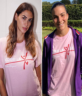 "Corri la Vita 2019": Alia Guagni e Melissa Satta ''in rosa'' sul palco per le premiazioni