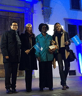 I monumenti di Firenze si tingono di blu per celebrare la Giornata Mondiale dell'Infanzia