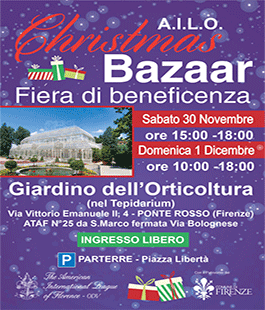 La 44° edizione di "Christmas Bazaar", il mercato di beneficenza organizzato da AILO