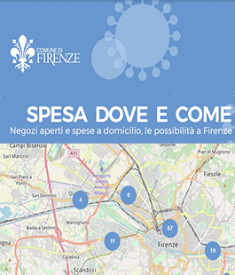 Coronavirus, fare la spesa a Firenze: nasce la mappa aperta online "Dove e come"