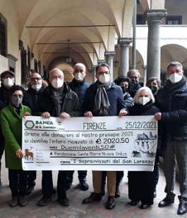 Donazione dai commercianti di San Lorenzo alla Fondazione Santa Maria Nuova