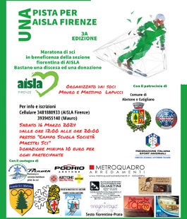 Sport e solidarietà: la terza edizione di "Una pista per Aisla Firenze" all'Abetone