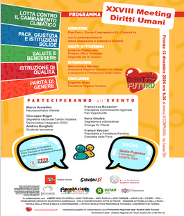 "Diritto al futuro", XXVIII Meeting dei Diritti Umani al Cinema La Compagnia di Firenze