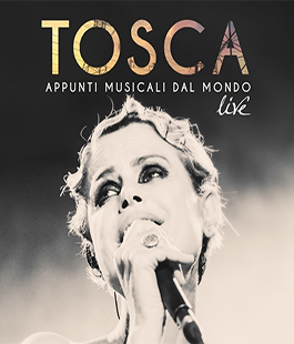 Tosca alla Feltrinelli RED di Firenze per promuovere ''Appunti Musicali dal Mondo - Live''