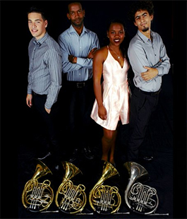 ''Havana Horn Quartet'' in concerto al Giardino dell'Orticoltura di Firenze