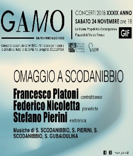 "Omaggio a Scodanibbio", il concerto alle Murate PAC di Firenze