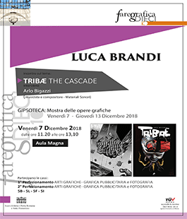 Luca Brandi al Liceo Artistico di Porta Romana con il suo ultimo progetto "Tribae"