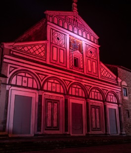 Illuminazione a led e show colorati  per la Basilica di San Miniato al Monte