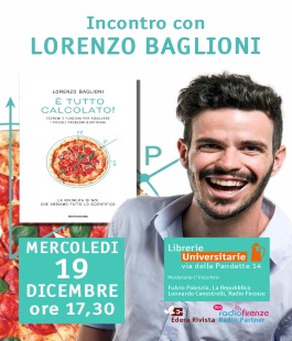 "È tutto calcolato!", Lorenzo Baglioni presenta il suo primo libro alle Librerie Universitarie
