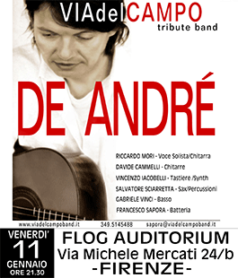 "Fabrizio De Andrè Night", Via Del Campo in concerto alla Flog di Firenze