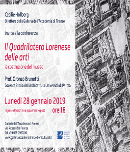 "Il Quadrilatero lorenese delle arti", conferenza del professor Oronzo Brunetti