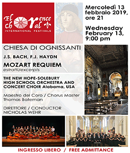 "New Hope-Solebury High School Orchestra and Concert Choir" alla Chiesa di Ognissanti