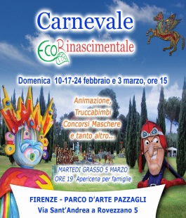 "Carnevale Ecorinascimentale" al Parco Enzo Pazzagli di Firenze