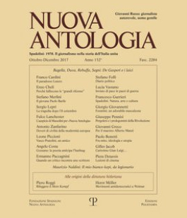 "Nuova Antologia", presentazione dell'ultimo fascicolo della rivista al Teatro Niccolini