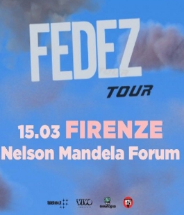 Fedez in concerto al Nelson Mandela Forum di Firenze