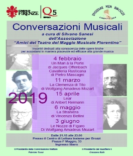 Conversazioni Musicali: "La clemenza di Tito" di Mozart al centro lettura di Brozzi