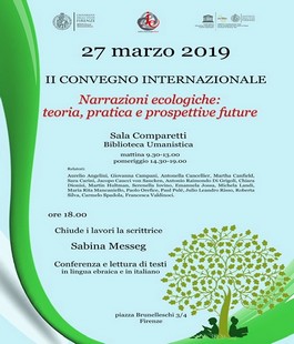 "Narrazioni ecologiche", convegno internazionale alla Biblioteca Umanistica di Firenze