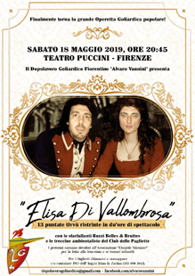 "Elisa di Vallombrosa", la commedia del Dopolavoro Goliardico Fiorentino al Teatro Puccini