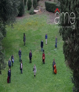 L'orchestra ÂME - Amateur Music Ensemble in concerto alla Galleria Frittelli di Firenze