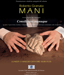 "Mani", il libro del fotografo Roberto Granata al Lyceum Club Internazionale di Firenze