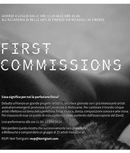 "First Commissions", progetto d'arte dell'Università di Melbourne all'Accademia di Belle Arti