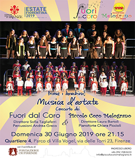 Estate Fiorentina: a Villa Vogel concerto corale Musica d'estate/Prima i Bambini!