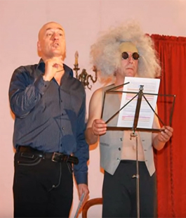 Il duo comico "I 4 formaggi" in scena a Villa Arrivabene a Firenze