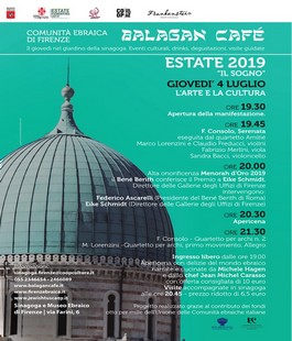 Balagan Cafè, la serata dedicata a Eike Schmidt alla Sinagoga di Firenze