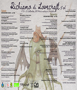 5a edizione de "Il Richiamo di Lovecraft" nella locanda del Parco Mediceo di Pratolino