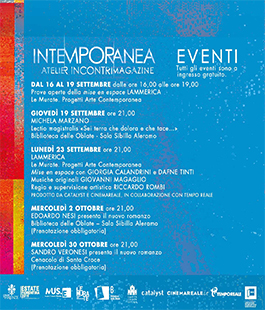 "Intemporanea Festival", sperimentazioni artistiche ed incontri di approfondimento