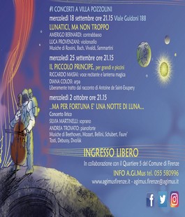 InCanto d'Estate: lo spettacolo "Il piccolo principe" a Villa Pozzolini