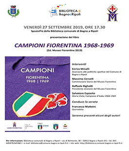 Fiorentina, le Glorie Viola del secondo scudetto alla Biblioteca di Bagno a Ripoli