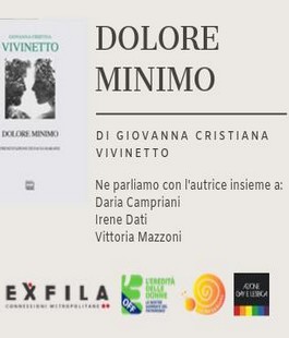 "Dolore minimo", il libro di Giovanna Cristina all'Ex-Fila di Firenze